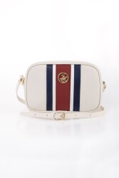 Beverly Hills Polo Club Kadın Omuz Çantası 05BHPC8002 Beyaz-Lacıvert-Kırmızı