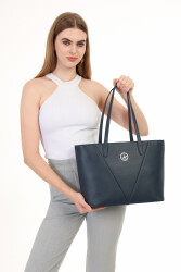 Beverly Hılls Polo Club Kadın Omuz Çantası 05BHPC8041 Lnt-Lacivert