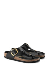 Birkenstock Gızeh Bıg Buckle Nl Hıgh Shıne Kadın Terlik 1021467 Black