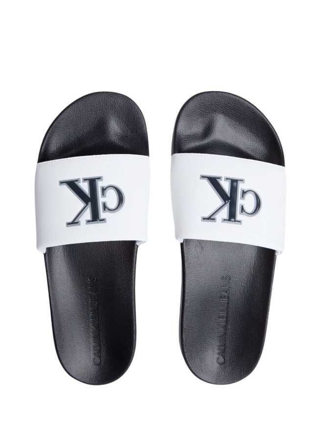 Calvin Klein Erkek Terlik YM0YM0128101W - Calvin Klein 2---0