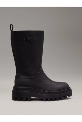 Calvin Klein Kadın Deri Yağmur Botları YW0YW015590GJ Black