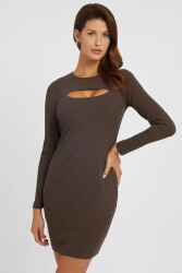 Guess Es Ls Kadın Elbıse WBBK86KB9E2 KAHVERENGİ