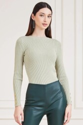 Guess Flora Kadın Triko Top 2BGR125613Z YEŞİL