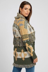 Guess Gıulıa Kadın Triko Ceket W2BR73Z34T0 Leopar