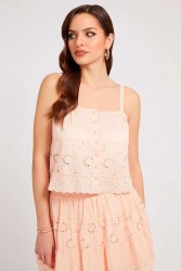 Guess Hesper Kadın Top Bluz W2YH16WEPM0 TURUNCU