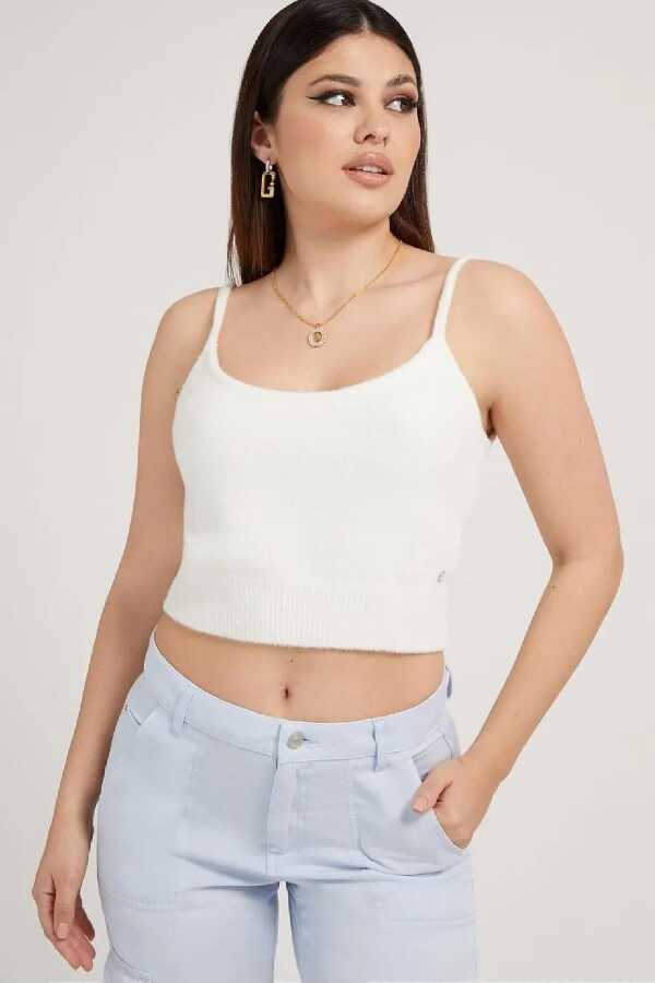Guess Loana Kadın Triko Crop W2RR15Z2YA0 - Guess 1---0