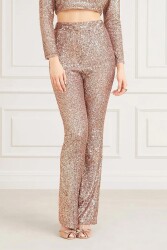 Guess  Marciano Kadın İspanyol Paça Pantolon 2RGB006111A Altın