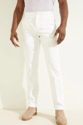 Guess Marciano New Or Erkek Regular Fıt Pantolon 2GH1062102Z Kırık Beyaz