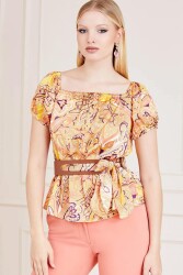 Guess Marciano Penny Kadın Top Bluz 2YGH077099Z TURUNCU