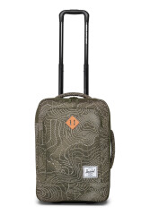 Herschel Heritage Softshell CarryOn Unısex Kabin Boy Valiz 40082 Ivy Green Topography