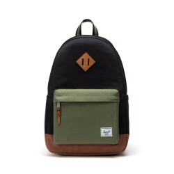 Herschel Heritage Unisex Sırt Çantası 11383-06427-OS Black/Four Leaf Clvr/Sddle Brn