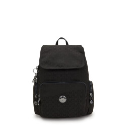 Kipling Cıty Zıp S Elevated Jacquard Kadın Sırt Çantası KI6749-Y12 Black