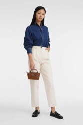 Longchamp Kadın El Çantası XS 34175089504 Cognac
