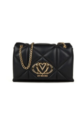 Love Moschino Kapitoneli Ayarlanabilir Zincir Askılı Çanta JC4041PP0MLC0000 Nero