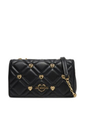 Love Moschino Kapitoneli Ayarlanabilir Zincir Askılı Kadın Omuz Çanta JC4120PP1MLI0000 Nero