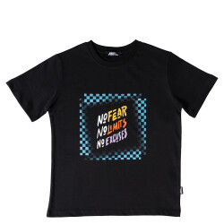 No Fear Erkek Çocuk Tshirt NFR-B500319 Siyah