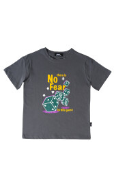 No Fear Erkek Çocuk Tshirt NFR-B500326 Antrasit