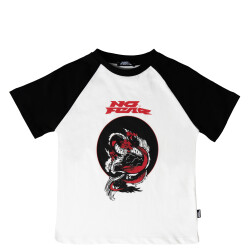 No Fear Erkek Çocuk Tshirt NFR-B500353 Siyah-Beyaz