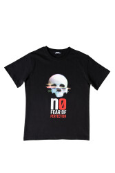 No Fear NFR-B500331 Erkek Çocuk Tişört Siyah