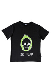 No Fear NFR-B500340 Erkek Çocuk Tişört Siyah