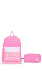 Pierre Cardin Kız Okul Çanta Seti 07PC100506 PEMBE