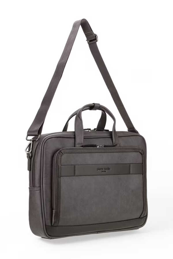 Pierre Cardin Unisex Laptop Evrak Çantası 01PC00111-GR - Pierre Cardin 4---0