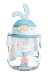 Shotay Rabbıt Unisex Trıtan Matara 600 Ml. SHT-ST-7008-1 MAVİ