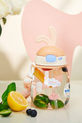 Shotay Rabbıt Unisex Trıtan Matara 600 Ml. SHT-ST-7008-2 Somon