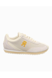Tommy Hilfiger Heritage Runner Süet Kadın Sneaker FW0FW07892AEF Beige