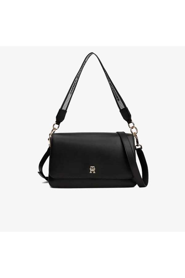 Tommy Hilfiger Kadın Omuz Çantası AW0AW16680BDS - TOMMY HILFIGER 3---0