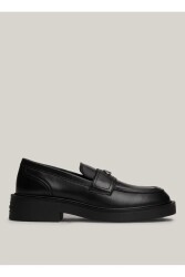 Tommy Jeans Kadın Deri Loafer Ayakkabı EN0EN02557BDS Black
