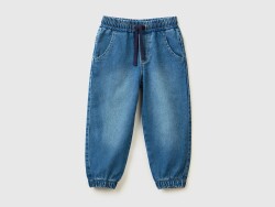 Unıted Colors Of Benetton Erkek Bebek Pantolon 49BPGF00T AÇIK MAVİ