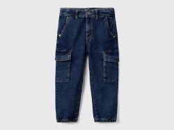 Unıted Colors Of Benetton Erkek Bebek Pantolon 4ULQGF01J MAVİ