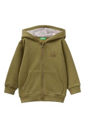 United Colors of Benetton Erkek Bebek Sweatshirt 3EB5G502F HAKİ