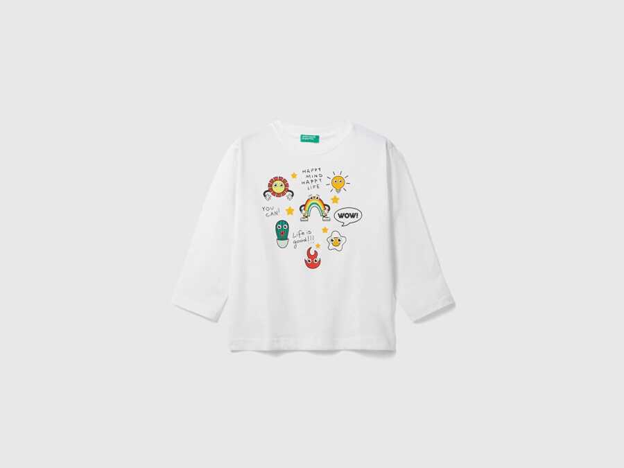 Unıted Colors Of Benetton Erkek Bebek Tshirt 3096G10DK - United Colors Of Benetton 4---0