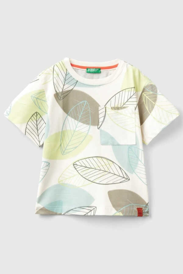 Unıted Colors Of Benetton Erkek Bebek Tshirt 380UG10EK - United Colors Of Benetton 3---0