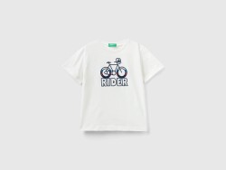 Unıted Colors Of Benetton Erkek Bebek Tshirt 3I1XG10DV Beyaz