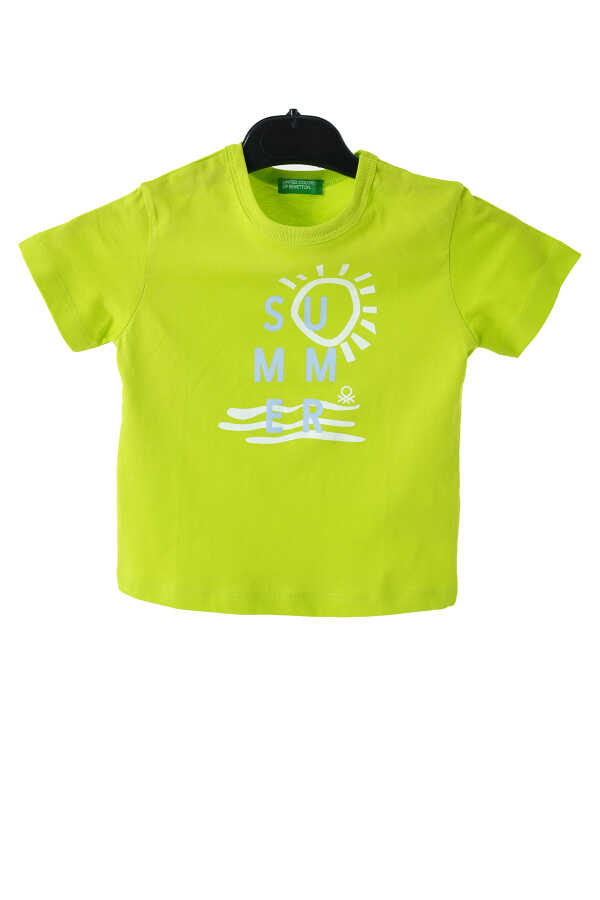 Unıted Colors Of Benetton Erkek Bebek Tshirt 3I1XG10EE - United Colors Of Benetton 1---0