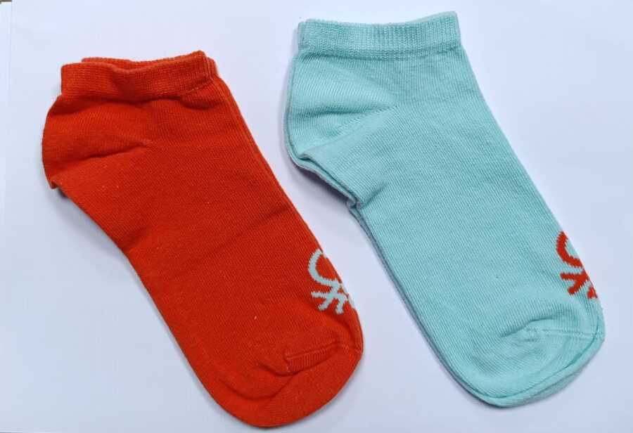 Unıted Colors Of Benetton Erkek Çocuk 2'li Babet Çorap BNT-B24096 - United Colors Of Benetton 2---0