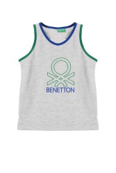 United Colors Of Benetton Erkek Çocuk Atlet BNT-B21378 GRİ MELANJ