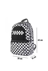 Unıted Colors Of Benetton Erkek Çocuk Sırt Çanta BNT-03780 Siyah Beyaz