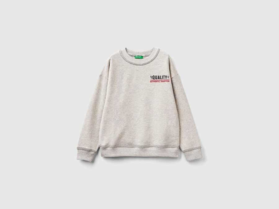 United Colors Of Benetton Erkek Çocuk Sweatshirt 3J68C10HO-24Y - United Colors Of Benetton 3---0