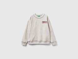United Colors Of Benetton Erkek Çocuk Sweatshirt 3J68C10HO-24Y Gri
