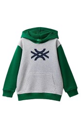 United Colors Of Benetton Erkek Çocuk Sweatshirt 3J68C202M Gri