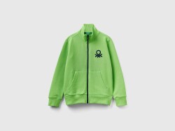United Colors Of Benetton Erkek Çocuk Sweatshirt 3J68C501B YEŞİL