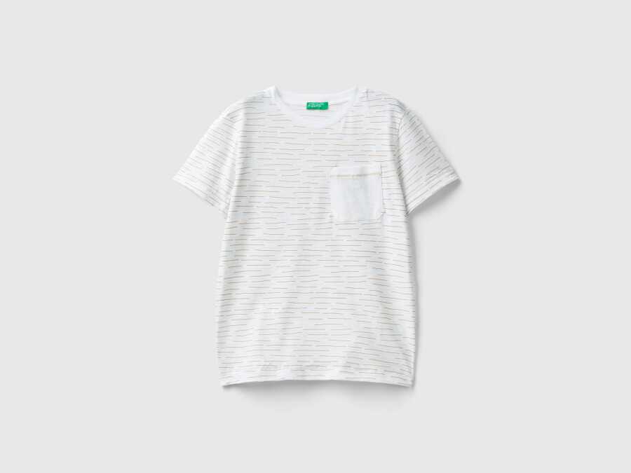 Unıted Colors Of Benetton Erkek Çocuk Tshirt 362PC10HL - United Colors Of Benetton 2---0