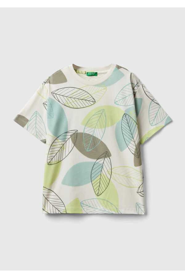 Unıted Colors Of Benetton Erkek Çocuk Tshirt 380UC10IS - United Colors Of Benetton 4---0