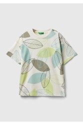 Unıted Colors Of Benetton Erkek Çocuk Tshirt 380UC10IS Beyaz