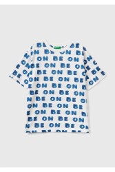 Unıted Colors Of Benetton Erkek Çocuk Tshirt 380UC10IS MAVİ