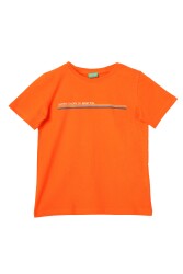 United Colors Of Benetton Erkek Çocuk Tshirt BNT-B21382 TURUNCU